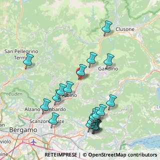 Mappa Via Salici zona Industriale, 24025 Gazzaniga BG, Italia (8.966)