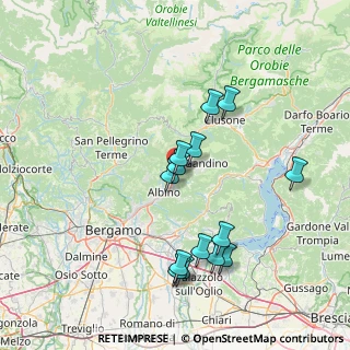 Mappa Via Salici zona Industriale, 24025 Gazzaniga BG, Italia (14.41857)