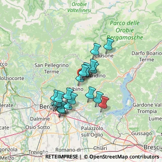 Mappa Via Salici zona Industriale, 24025 Gazzaniga BG, Italia (10.886)