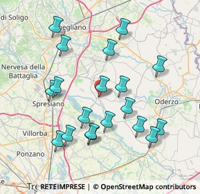Mappa Cimadolmo, 31010 Cimadolmo TV, Italia (7.61105)