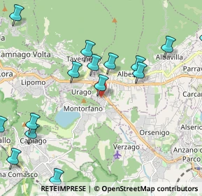 Mappa Via Antonio Meucci, 22032 Albese con Cassano CO, Italia (2.66563)