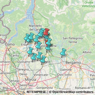 Mappa Via E. Fermi, 23801 Calolziocorte LC, Italia (10.03353)