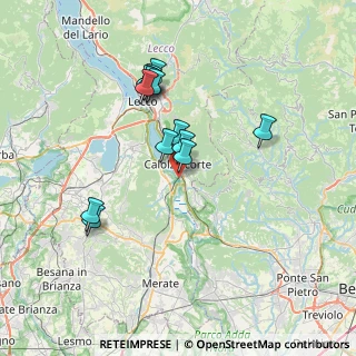 Mappa Via E. Fermi, 23801 Calolziocorte LC, Italia (6.39385)