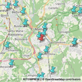 Mappa Via Napoli, 21046 Malnate VA, Italia (2.95474)