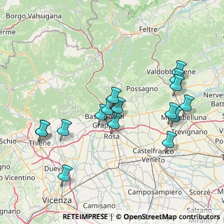 Mappa Via Col Roigo, 36060 Romano D'ezzelino VI, Italia (15.77938)