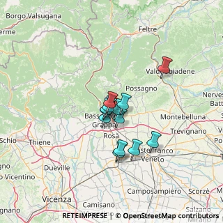 Mappa Via Col Roigo, 36060 Romano D'ezzelino VI, Italia (8.67615)