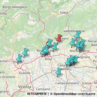 Mappa Via Col Roigo, 36060 Romano D'ezzelino VI, Italia (15.7965)