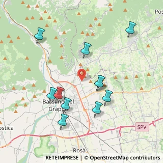 Mappa Via Col Roigo, 36060 Romano D'ezzelino VI, Italia (3.96455)