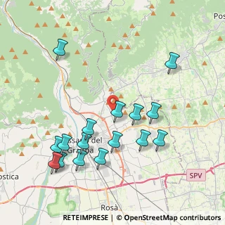 Mappa Via Col Roigo, 36060 Romano D'ezzelino VI, Italia (4.26375)