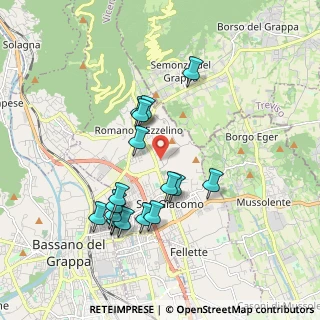 Mappa Via Col Roigo, 36060 Romano D'ezzelino VI, Italia (1.76118)