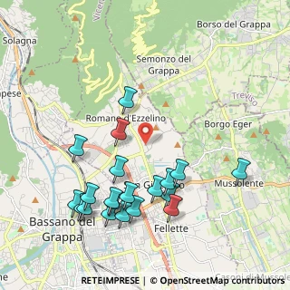 Mappa Via Col Roigo, 36060 Romano D'ezzelino VI, Italia (2.1985)