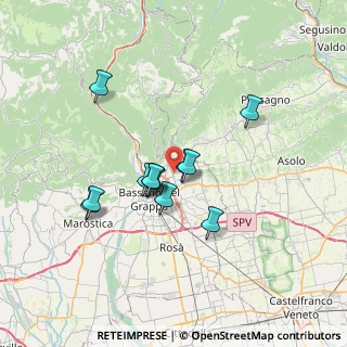 Mappa Via Col Roigo, 36060 Romano D'ezzelino VI, Italia (5.5925)