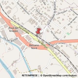 Mappa Via Annibale da Bassano,  45, 36020 Pove del Grappa, Vicenza (Veneto)