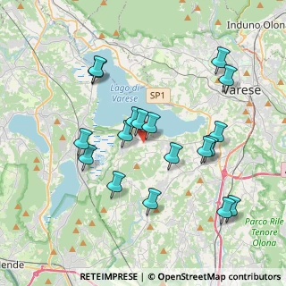 Mappa 21020 Bodio Lomnago VA, Italia (3.75667)