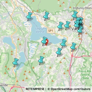 Mappa 21020 Bodio Lomnago VA, Italia (5.3695)