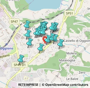 Mappa Via Lazzaretto, 23848 Oggiono LC, Italia (0.2795)