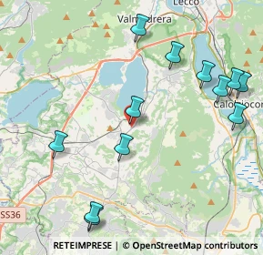 Mappa Via Lazzaretto, 23848 Oggiono LC, Italia (4.79583)