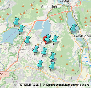 Mappa Via Lazzaretto, 23848 Oggiono LC, Italia (3.16)