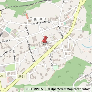 Mappa Via Lazzaretto, 34, 23848 Oggiono, Lecco (Lombardia)