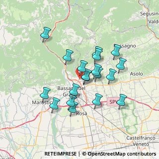 Mappa Via Julia, 36060 Romano D'ezzelino VI, Italia (6.03947)