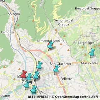 Mappa Via Julia, 36060 Romano D'ezzelino VI, Italia (3.09818)