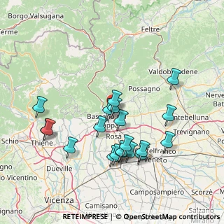 Mappa Via Julia, 36060 Romano D'ezzelino VI, Italia (14.83)