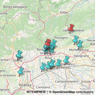 Mappa Via Julia, 36060 Romano D'ezzelino VI, Italia (13.2905)