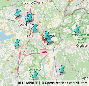 Mappa Piazza Bartolomeo Bai, 21046 Malnate VA, Italia (4.015)