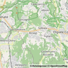 Mappa Binago