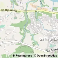 Kaart Galliate Lombardo