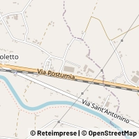 Mapa Gorgo al Monticano