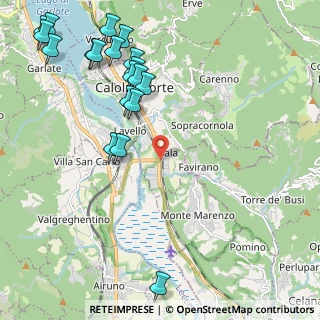 Mappa Calolziocorte - Sala P.Livello, 23801 Calolziocorte LC, Italia (2.8015)