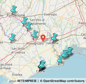 Mappa 30025 Fossalta di Portogruaro VE, Italia (18.28778)