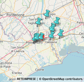 Mappa 30025 Fossalta di Portogruaro VE, Italia (8.76273)