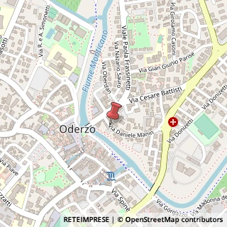 Mappa Via Daniele Manin,  11, 31046 Oderzo, Treviso (Veneto)