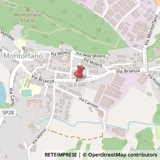 Mappa Via Brianza, 6A, 22030 Montorfano, Como (Lombardia)