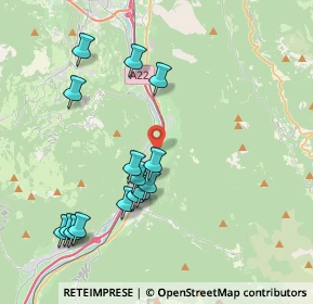 Mappa Autostrada del Brennero, 38061 Ala TN, Italia (4.09533)