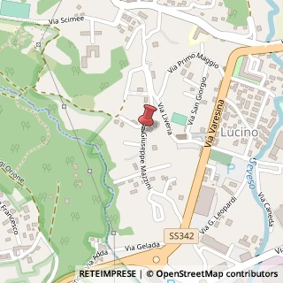 Mappa Via Giuseppe Mazzini, 18, 22070 Montano Lucino, Como (Lombardia)