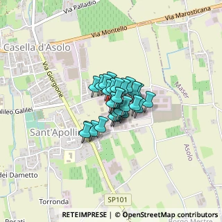 Mappa Via dell'Artigianato, 31011 Asolo TV, Italia (0.175)