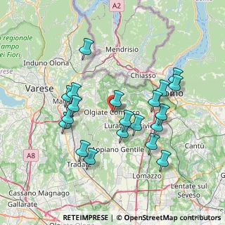 Mappa Via Volpi Caimi, 22077 Olgiate Comasco CO, Italia (7.199)