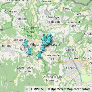Mappa Via Volpi Caimi, 22077 Olgiate Comasco CO, Italia (0.68)