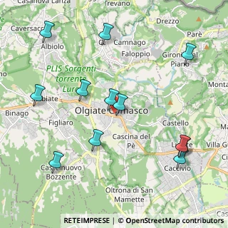 Mappa Via Volpi Caimi, 22077 Olgiate Comasco CO, Italia (2.34333)
