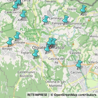 Mappa Via Volpi Caimi, 22077 Olgiate Comasco CO, Italia (2.71)