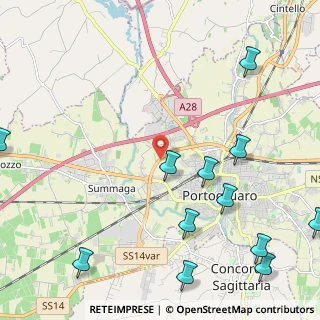 Mappa Tangenziale Odorico da Pordenone, 30026 Portogruaro VE, Italia (3.00083)