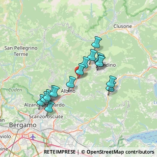 Mappa Via Papa Giovanni XXIII, 24020 Cene BG, Italia (6.2675)