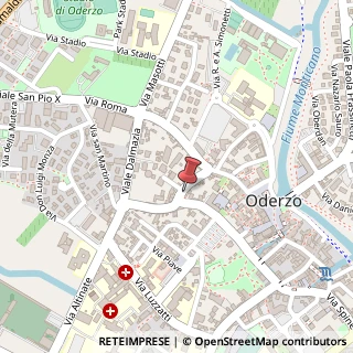 Mappa Via Giuseppe Mazzini, 9, 31046 Oderzo TV, Italia, 31046 Oderzo, Treviso (Veneto)