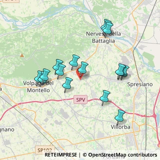 Mappa Via Brigata Reggio, 31040 Giavera del Montello TV, Italia (3.75438)