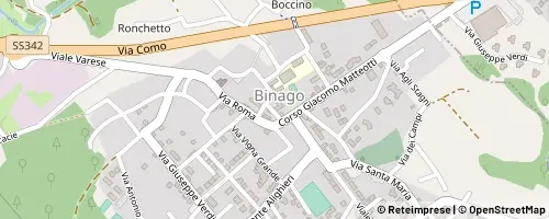 Mappa Binago