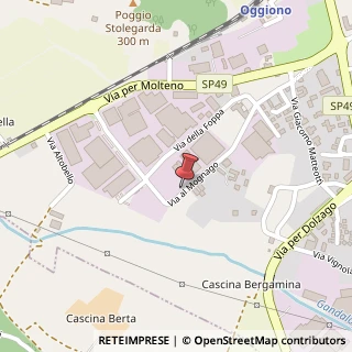Mappa Via Mognago, 26, 23848 Oggiono, Lecco (Lombardia)