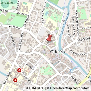 Mappa Via Savonarola Girolamo, 11, 31046 Oderzo, Treviso (Veneto)